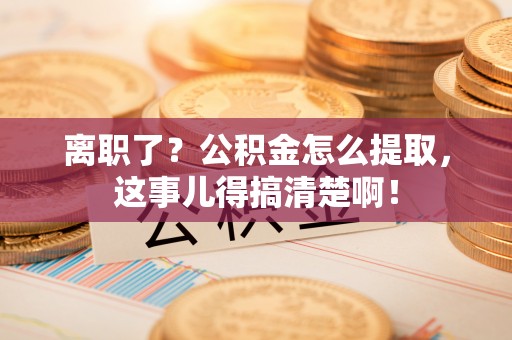 巴林左旗离职了？公积金怎么提取，这事儿得搞清楚啊！