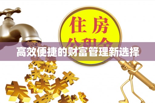 巴林左旗高效便捷的财富管理新选择